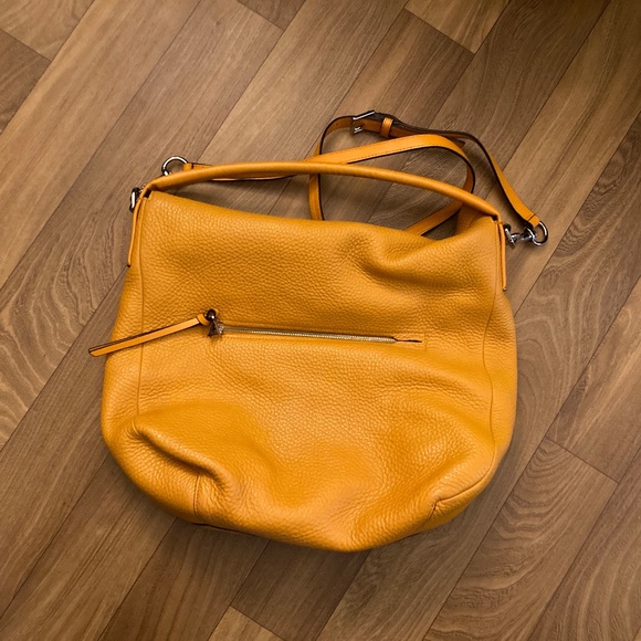 Coach Bleecker Sullivan NWOT Tangerine Orange Hobo 31623 Soft Pebbled Leather - Picture 4 of 13